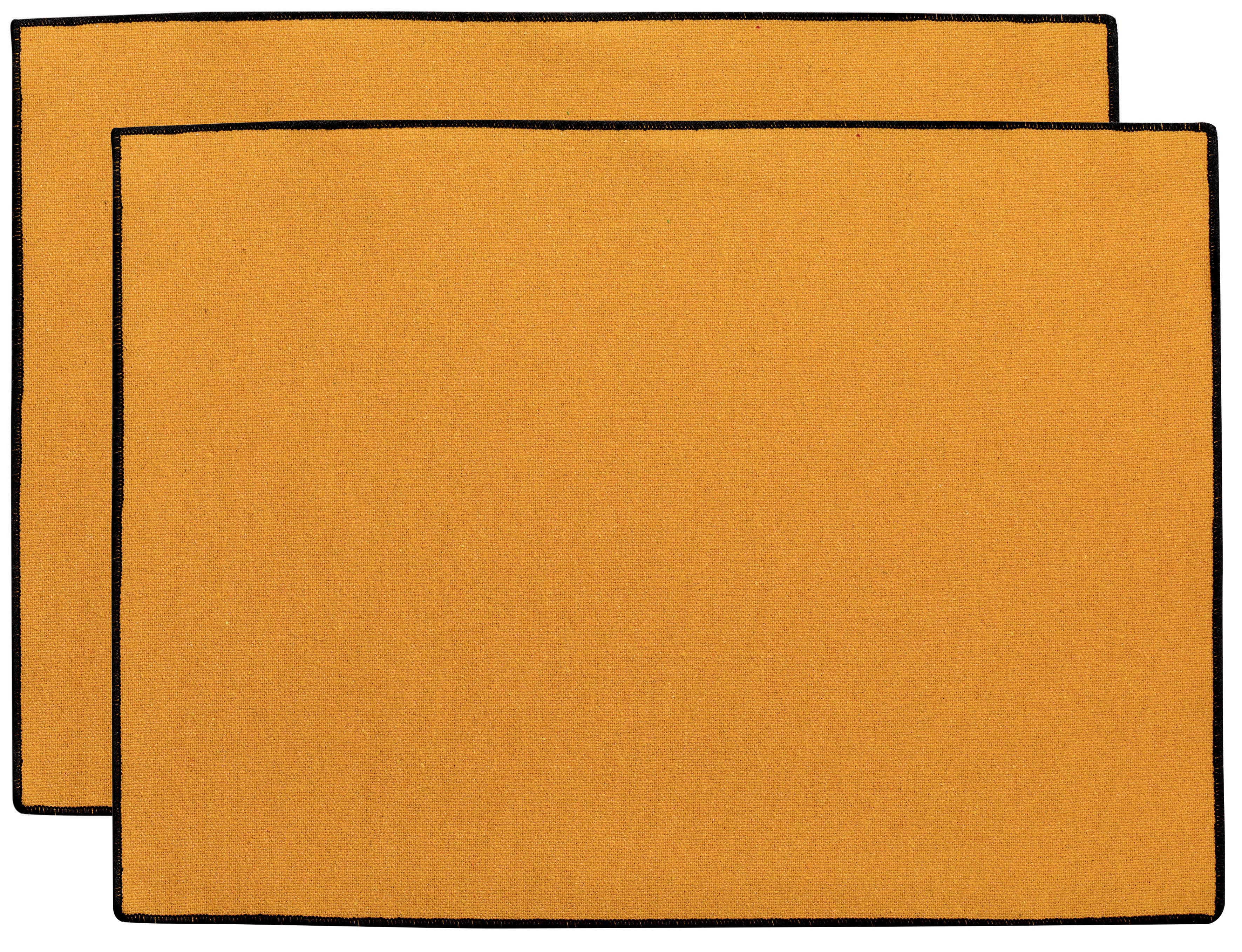 Set van 2 gerecycleerde placemats Laora Tournesol 33 X 45