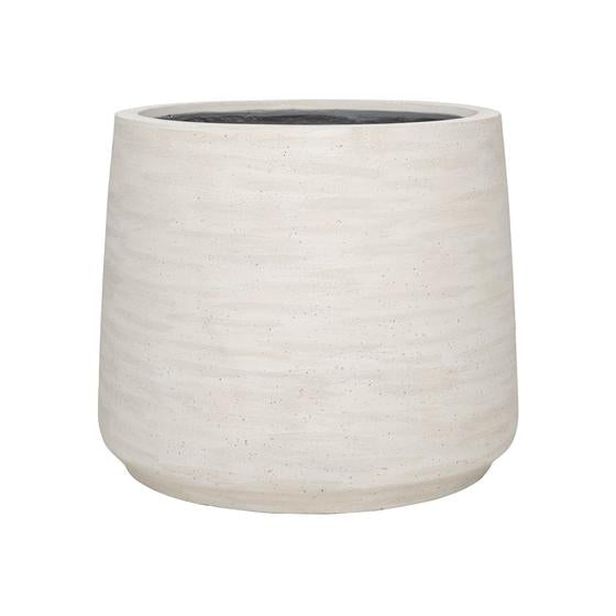 Pottery Pots - Bloempot Jumbo Patt M, Ivoor Washed