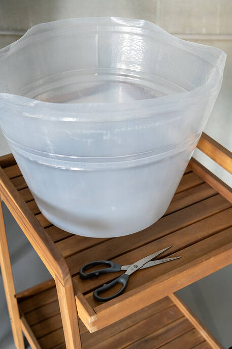 Plastic Pot Inserts, Transp. Ø80x60cm