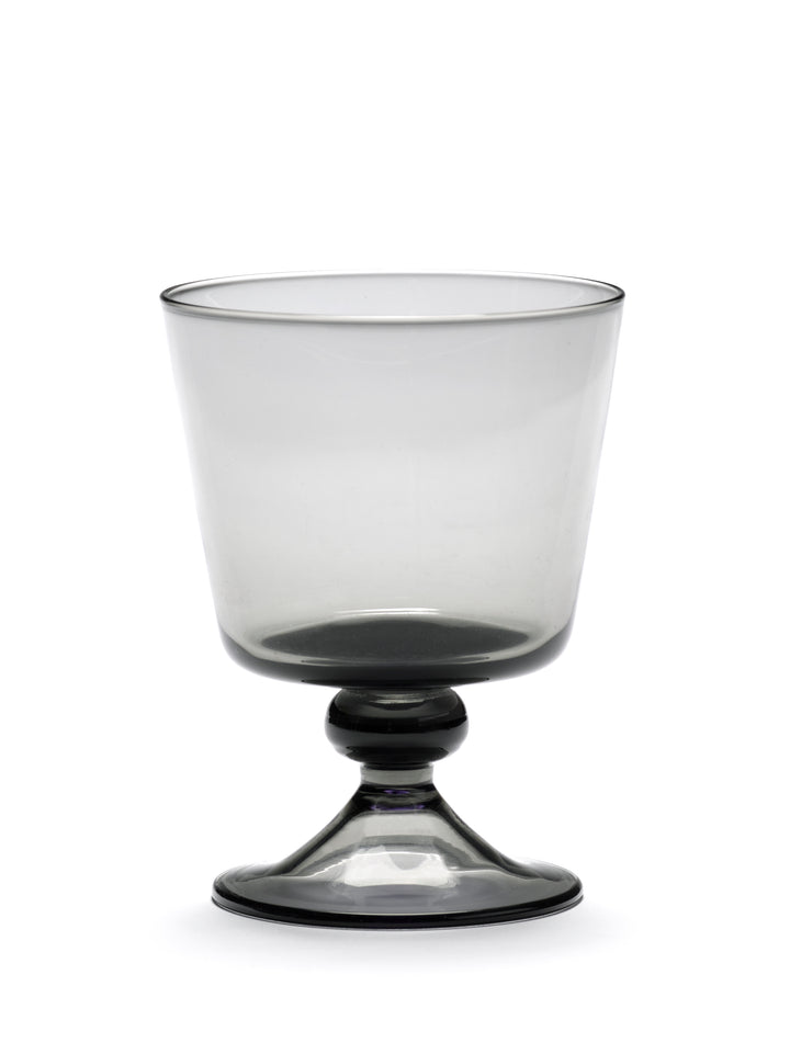 Serax - Marie Michielssen - Wittewijnglas Smoky Grey La Mère - Set van 4