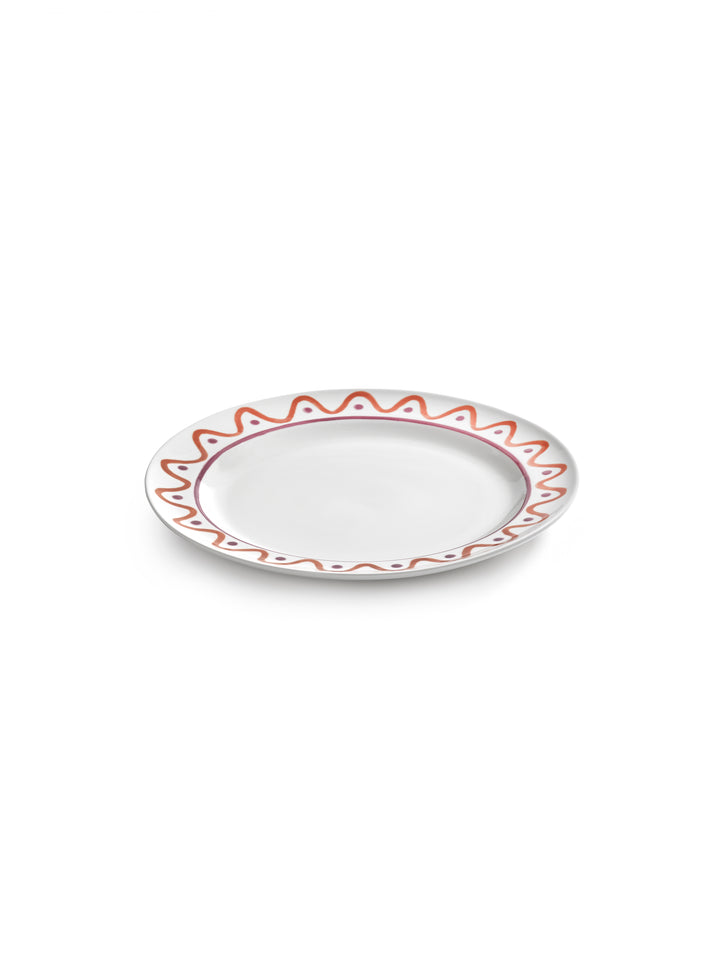 Serax - Marie Michielssen - Dinerbord Paars Oranje Charly - Set van 2