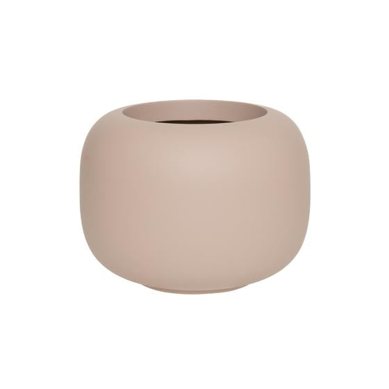 Pottery Pots - Bloempot Sphere Low M, Poederroze