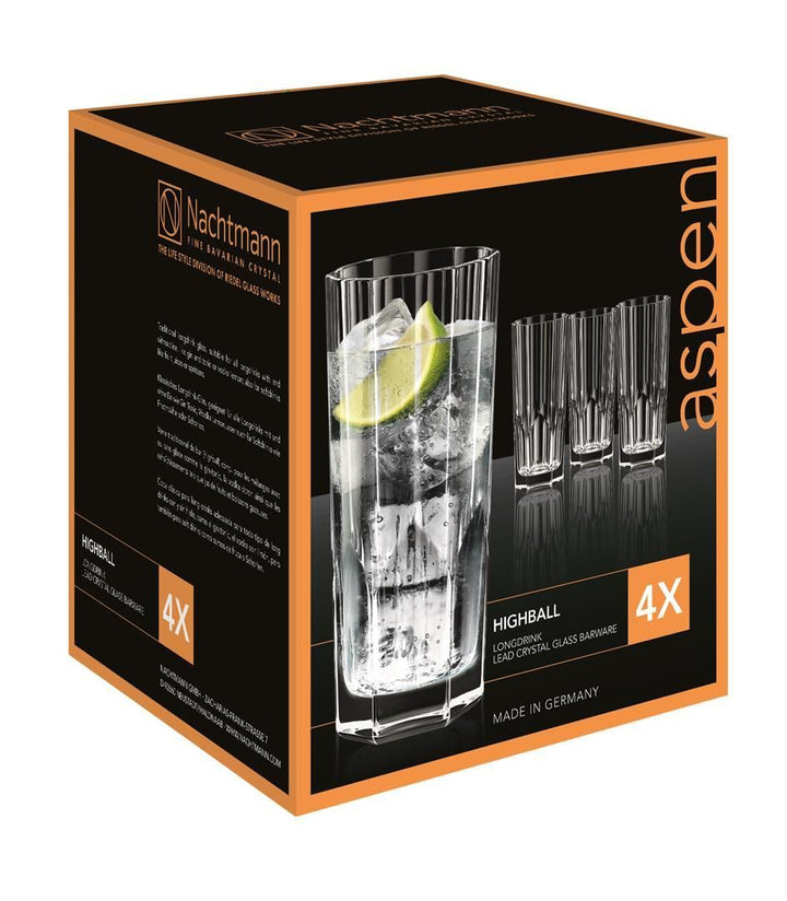 Nachtmann - Aspen longdrinkglas 309 ml, set van 4