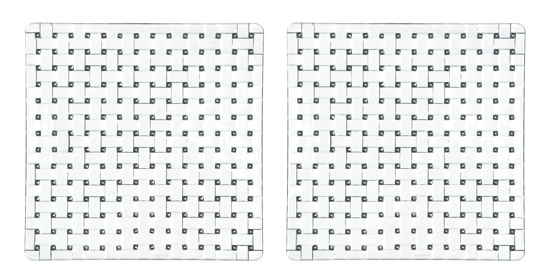 Nachtmann - Bossa Nova bord 21 x 21 cm, set van 2