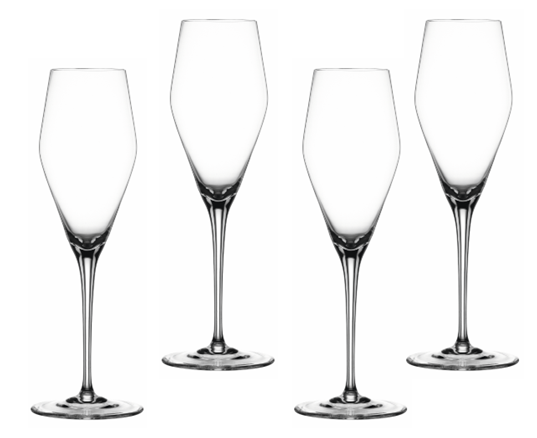 Nachtmann - ViNova Champagneglas 280 ml set van 4