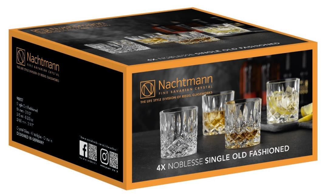 Nachtmann - Noblesse whiskyglazen 245 ml, set van 4