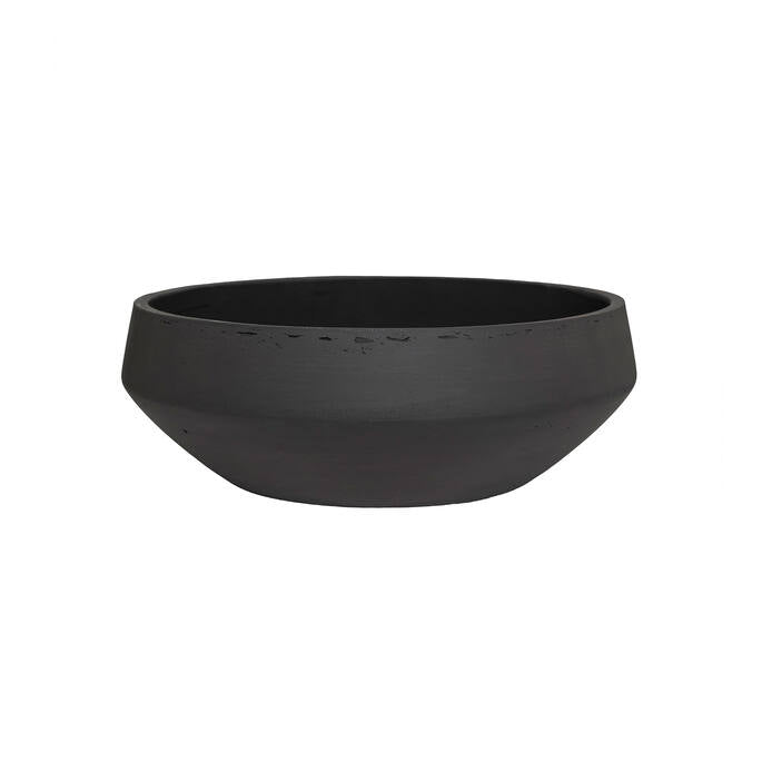 Pottery Pots - Bloempot Madu M, Zwart Washed