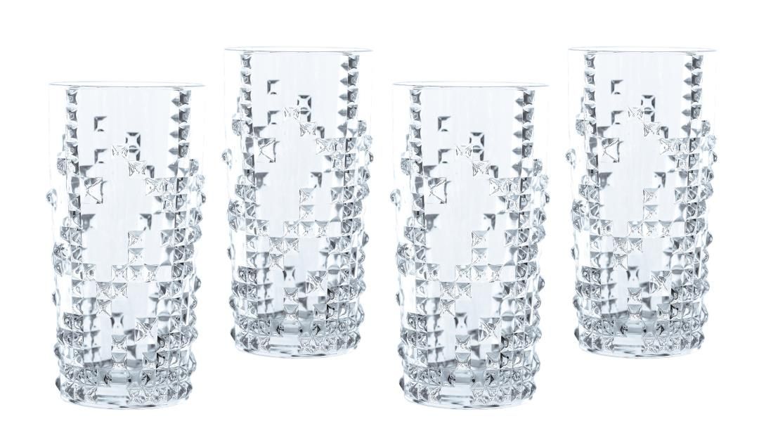 Nachtmann - Punk longdrinkglas 390 ml set van 4