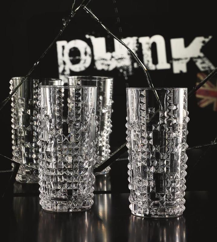 Nachtmann - Punk longdrinkglas 390 ml set van 4