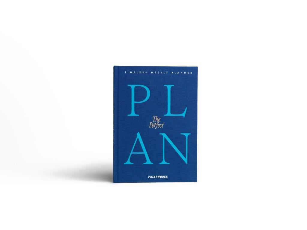 Printworks Weekplanner - The Perfect Plan - Blauw