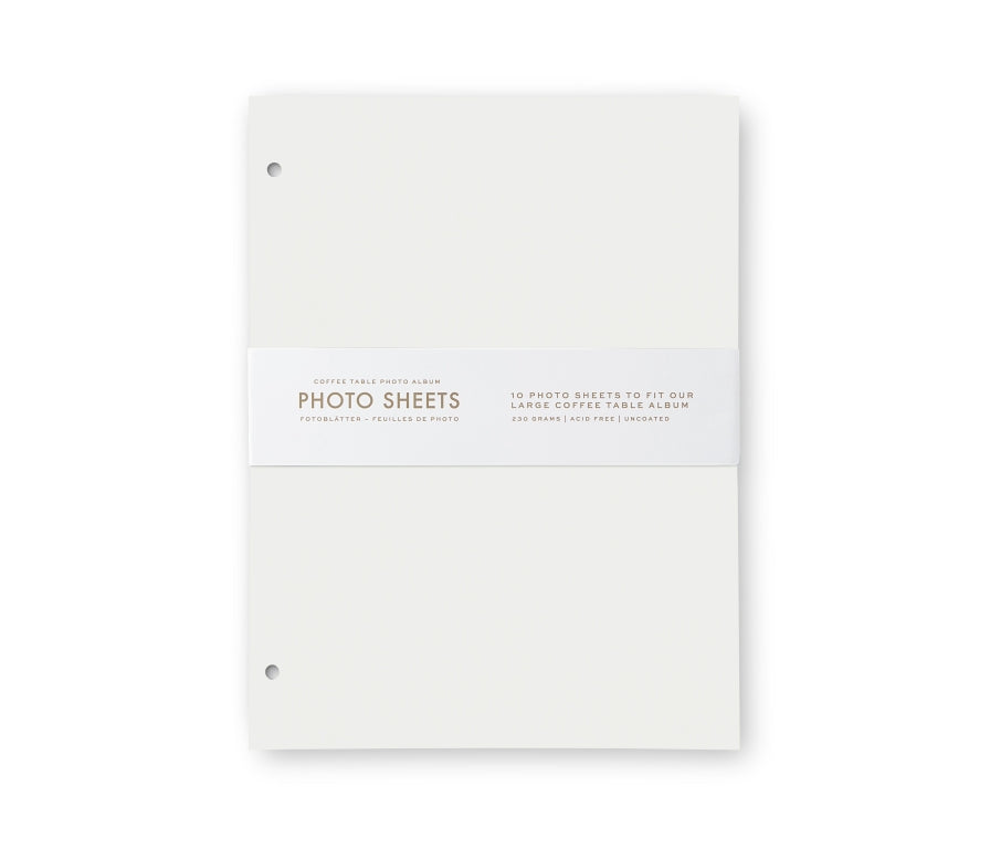 Printworks Fotoalbum L navulpapier 10 vellen - Wit