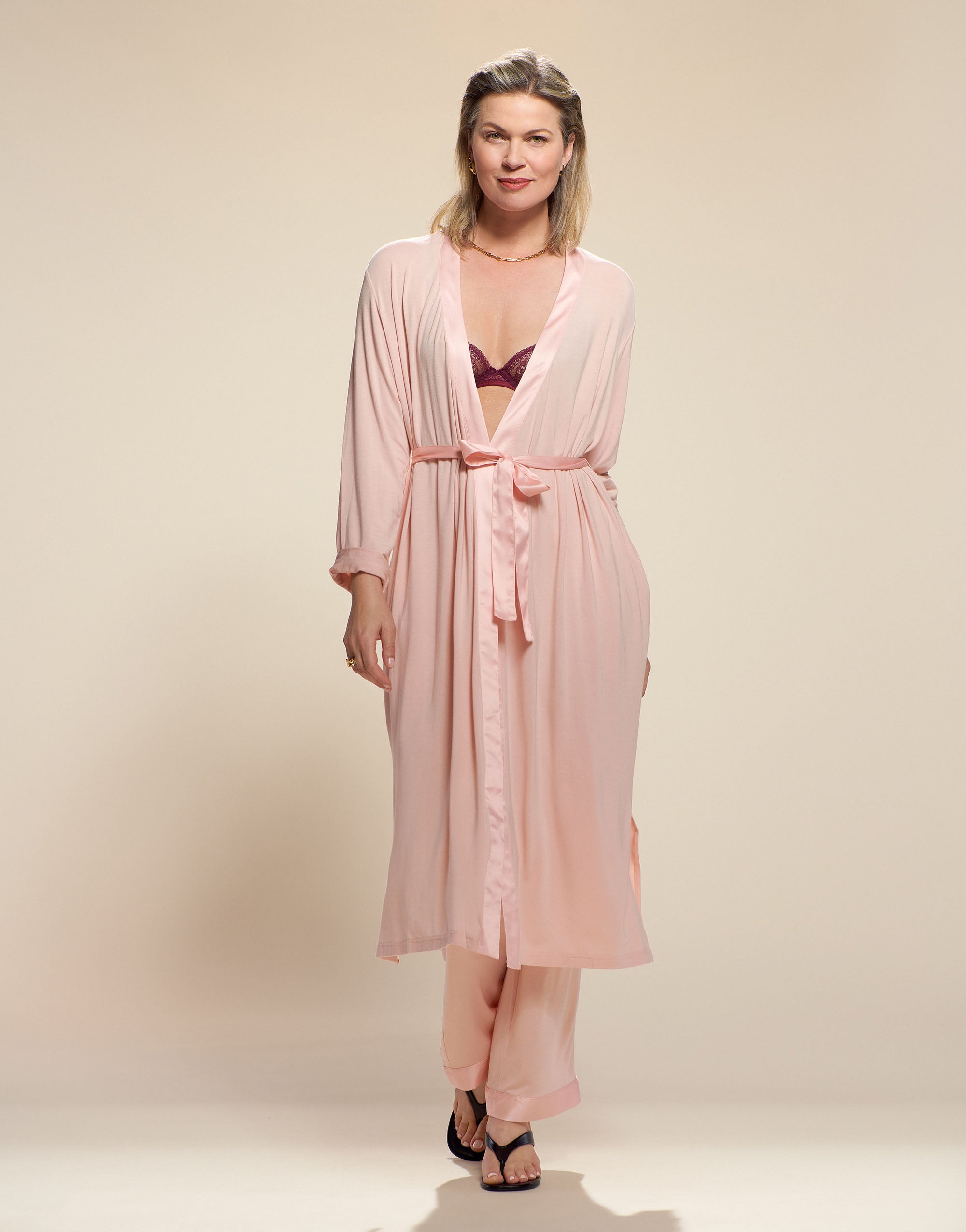 Ambre Uni Kimono - L