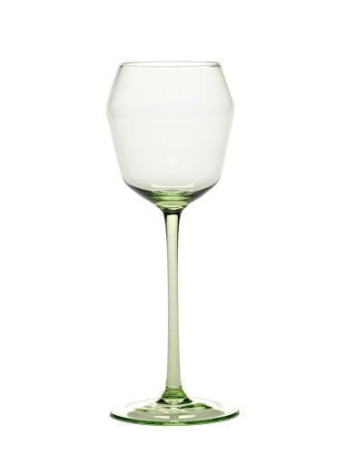Ann Demeulemeester - Ann Demeulemeester - WITTE WIJNGLAS GROEN BILLIE - Set van 4