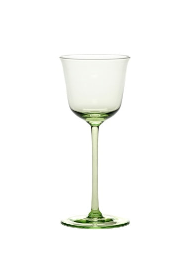 Ann Demeulemeester - Ann Demeulemeester - WITTE WIJNGLAS GROEN GRACE - Set van 4
