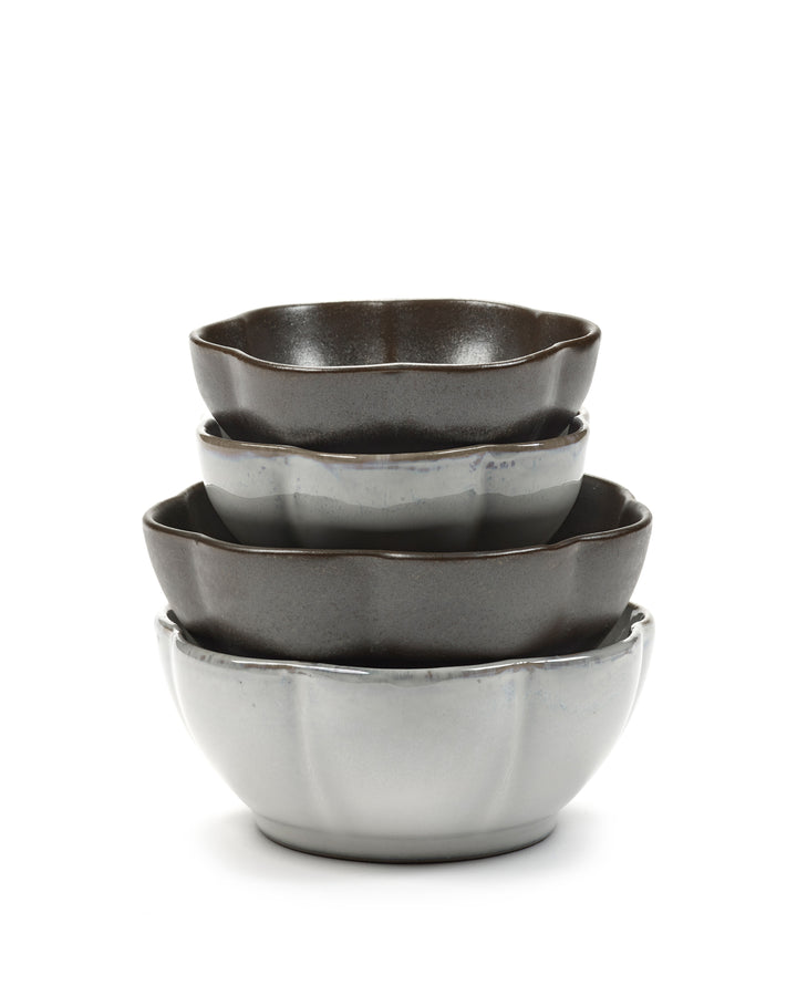 Serax - Sergio Herman - Apero Set 4-delig Groen &amp; Wit Inku