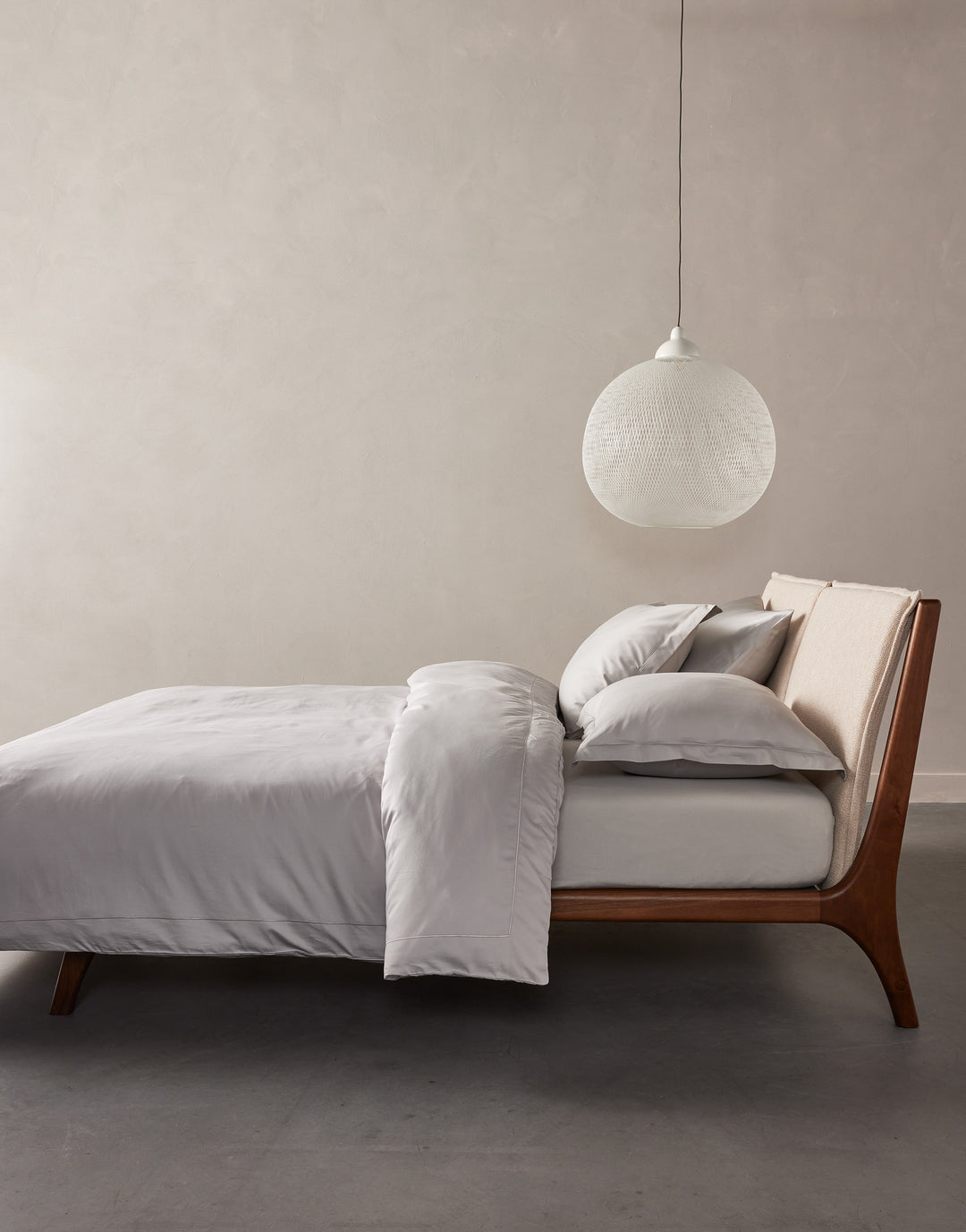 Essenza | Aziza Kussensloop - 60x70, Cloud Grey
