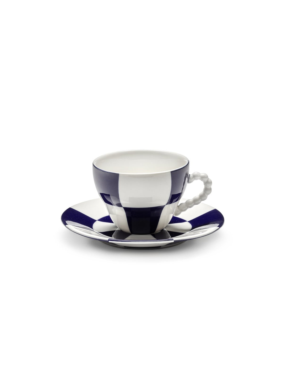 Serax - Wouters &amp; Hendrix - Kopje + Schotel Blauw Wit - Set van 2