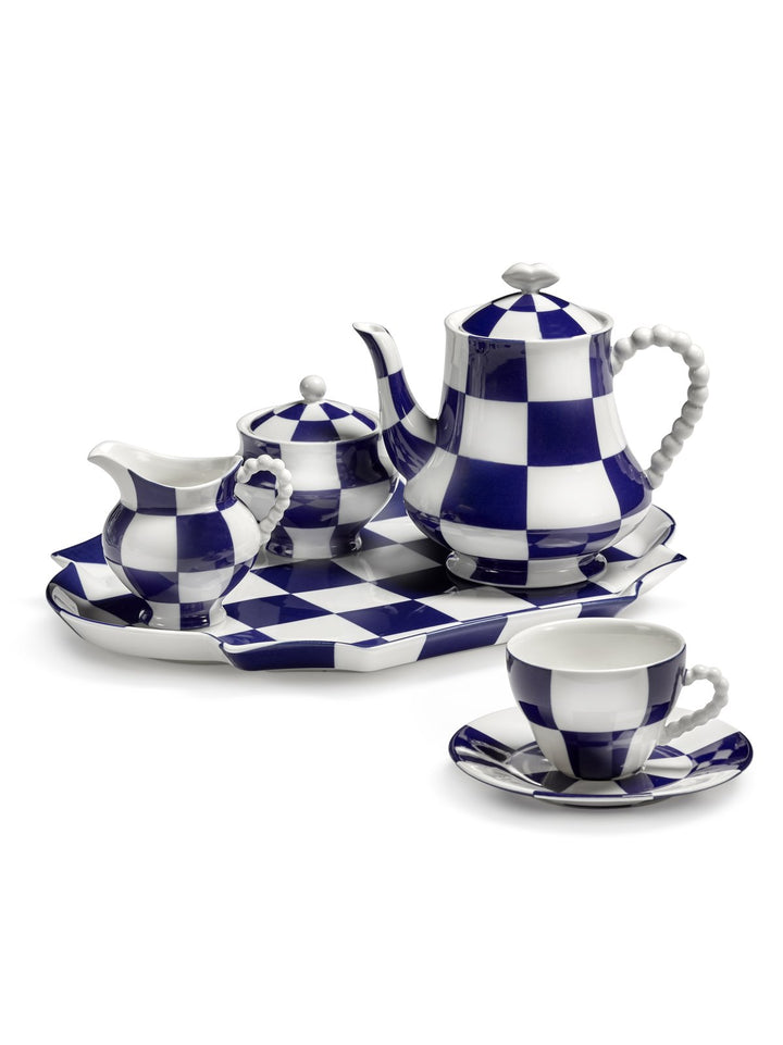 Serax - Wouters &amp; Hendrix - Suikerpot Blauw Wit