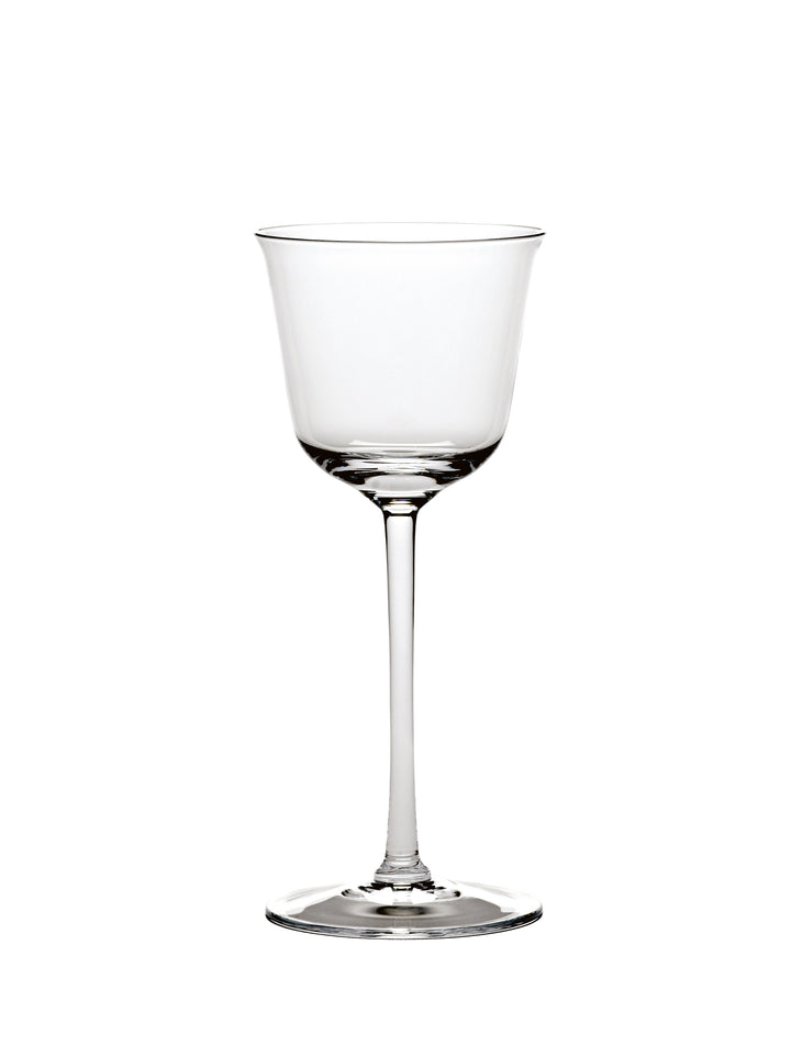Ann Demeulemeester - Witte Wijnglas Transparant Grace - Set van 4