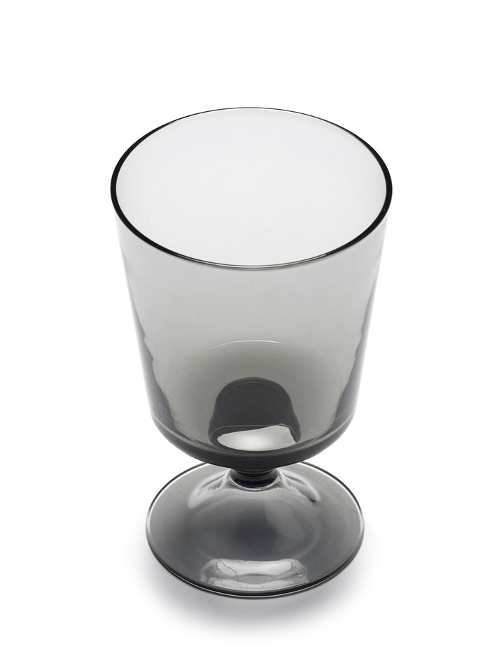 Serax - Marie Michielssen - Rodewijnglas Smoky Grey La Mère - Set van 4