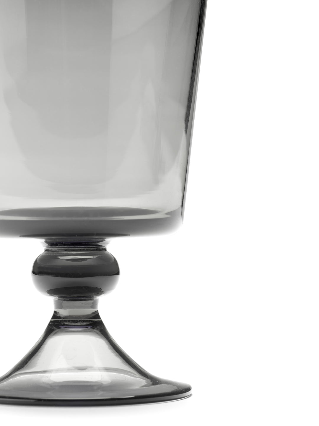 Serax - Marie Michielssen - Rodewijnglas Smoky Grey La Mère - Set van 4