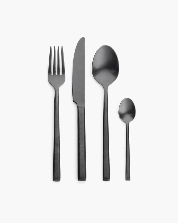 Serax - Pascale Naessens - Besteksets Geschenkdoos Bestek Set 24-delig Zwart Pure