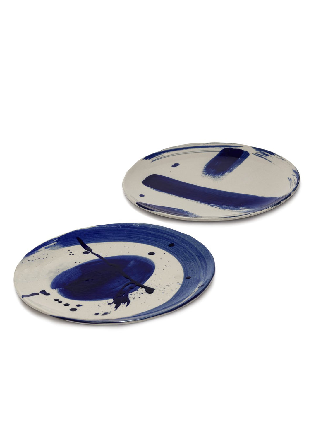 Serax - Marie Michielssen - Dinnerbord Set/2 Beige/Blauw Sophia - Set van 4