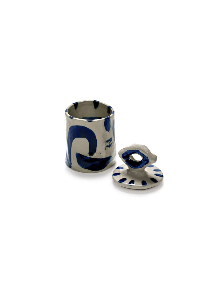 Serax - Marie Michielssen - Voorraadpot 03 Beige/Blauw Sophia