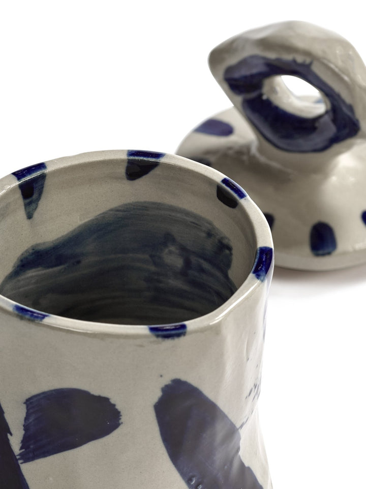Serax - Marie Michielssen - Voorraadpot 03 Beige/Blauw Sophia