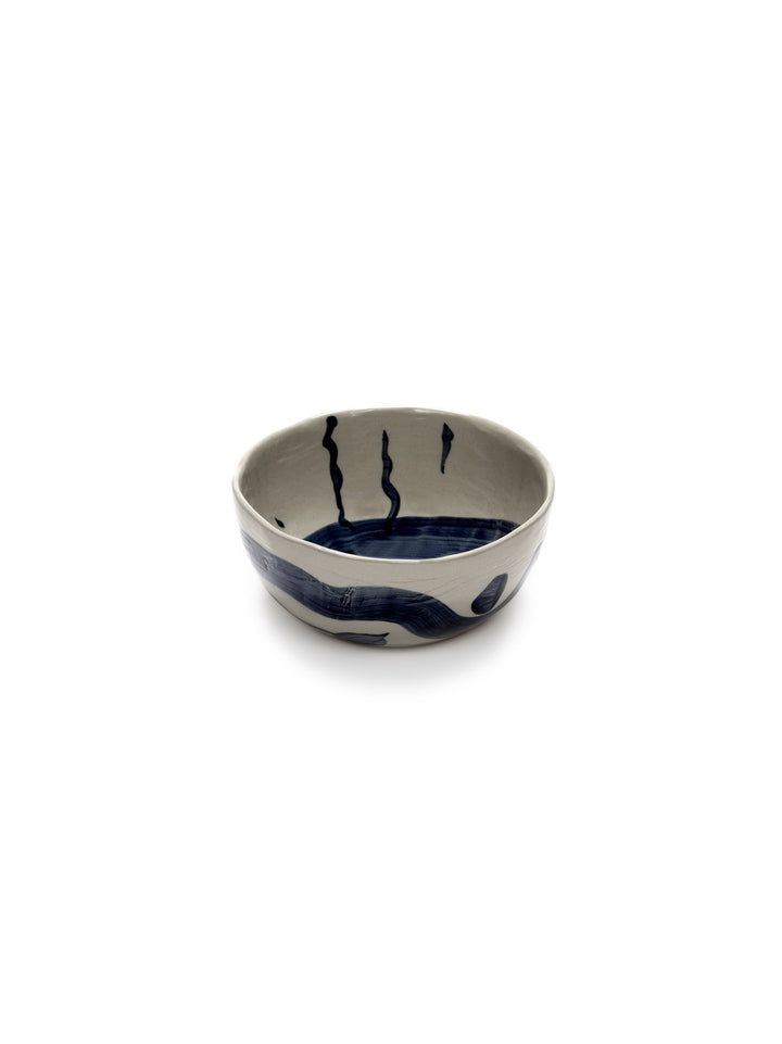 Serax - Marie Michielssen - Soepkom Beige/Blauw Sophia - Set van 2