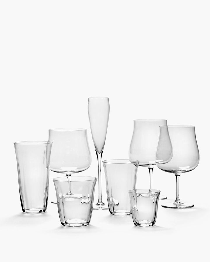 Serax - Sergio Herman - Theeglas Silhouette - Set van 4