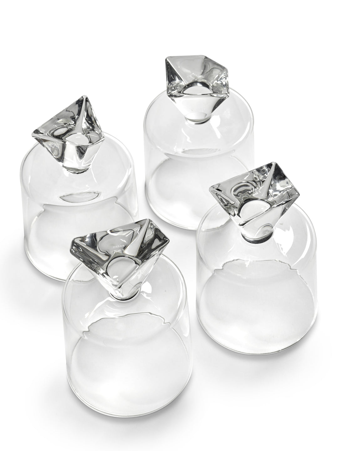 Serax - Plan C - Glas Transparant Silos - Set van 4