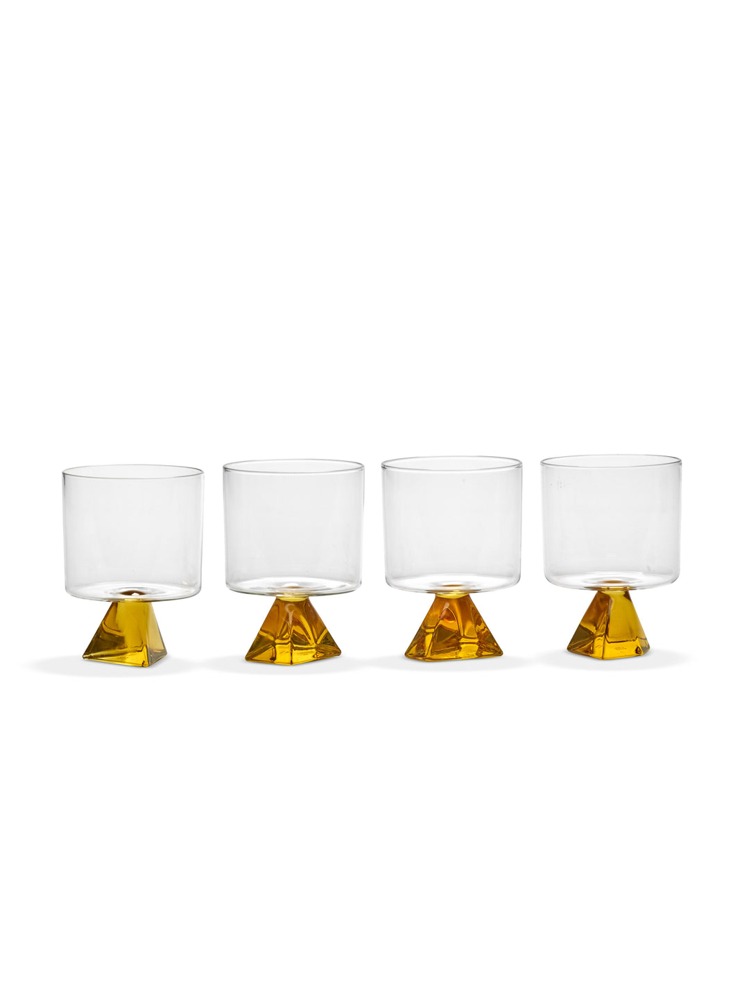 Serax - Plan C - Glas Oker Silos - Set van 4