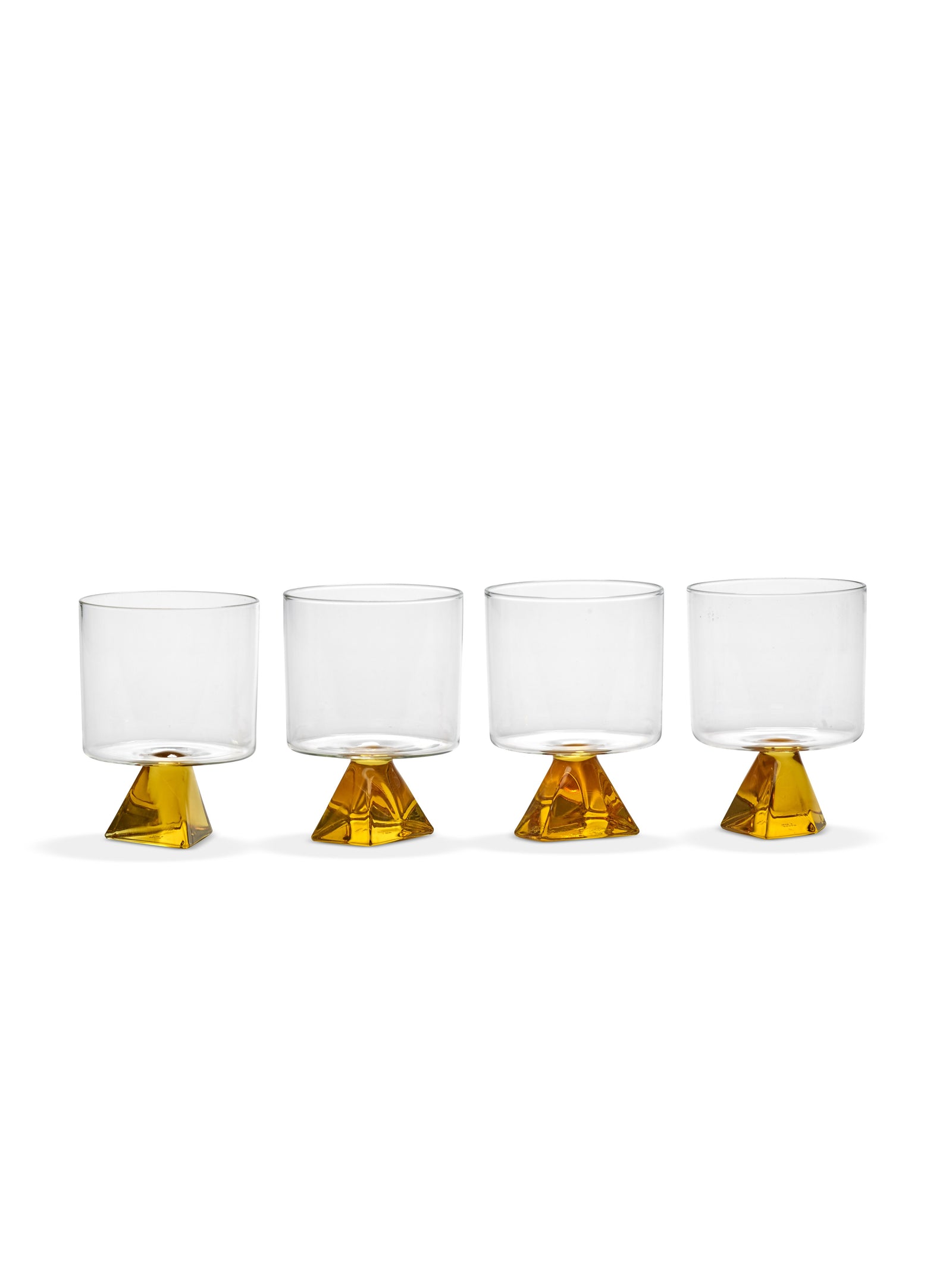 Serax - Plan C - Glas Oker Silos - Set van 4