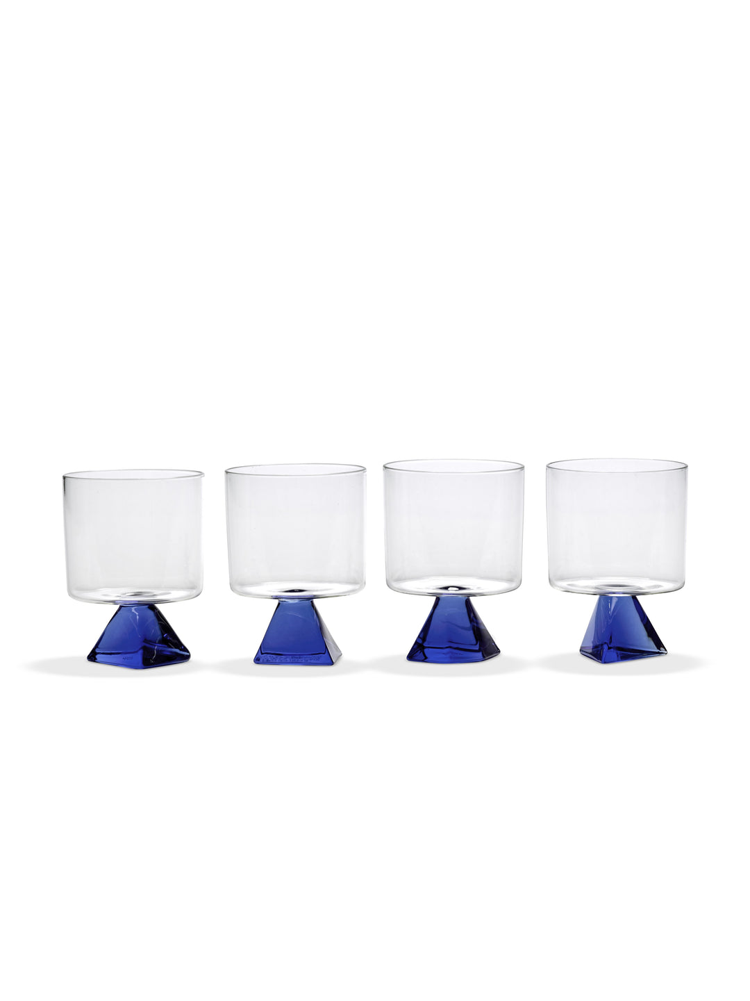 Serax - Plan C - Glas Blauw Silos - Set van 4