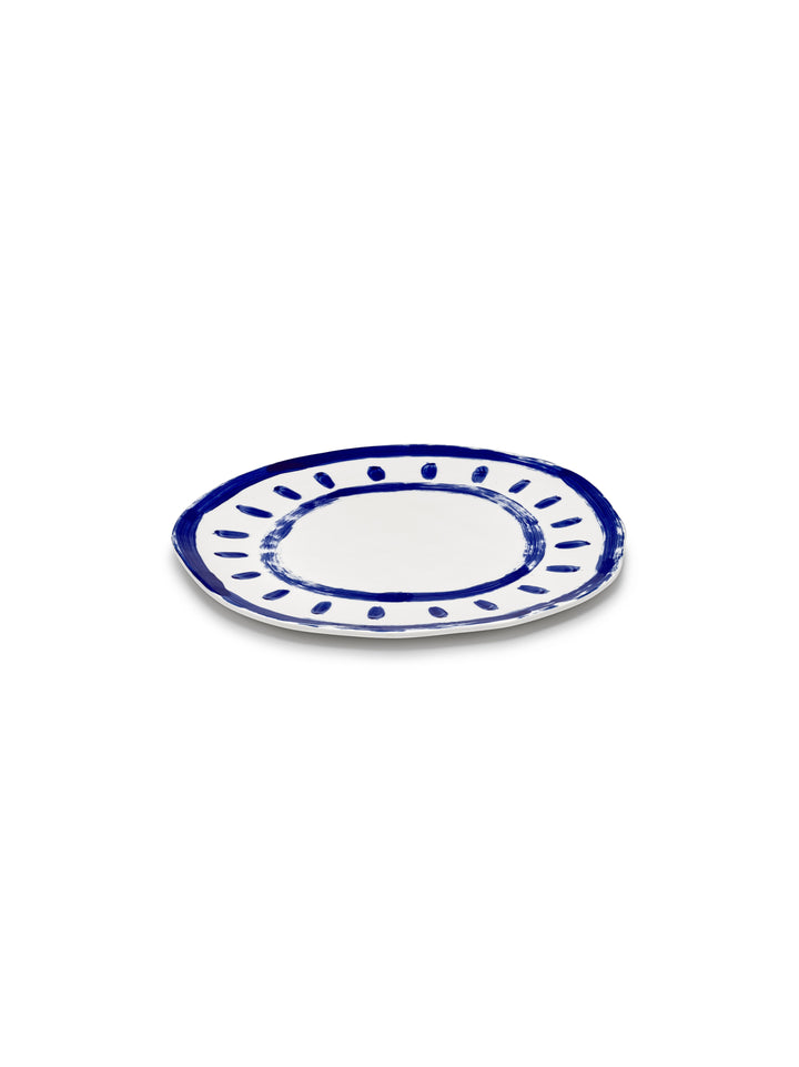 Serax - Annebet Philips - Serveerbord Wit Blauw 01 Line-up