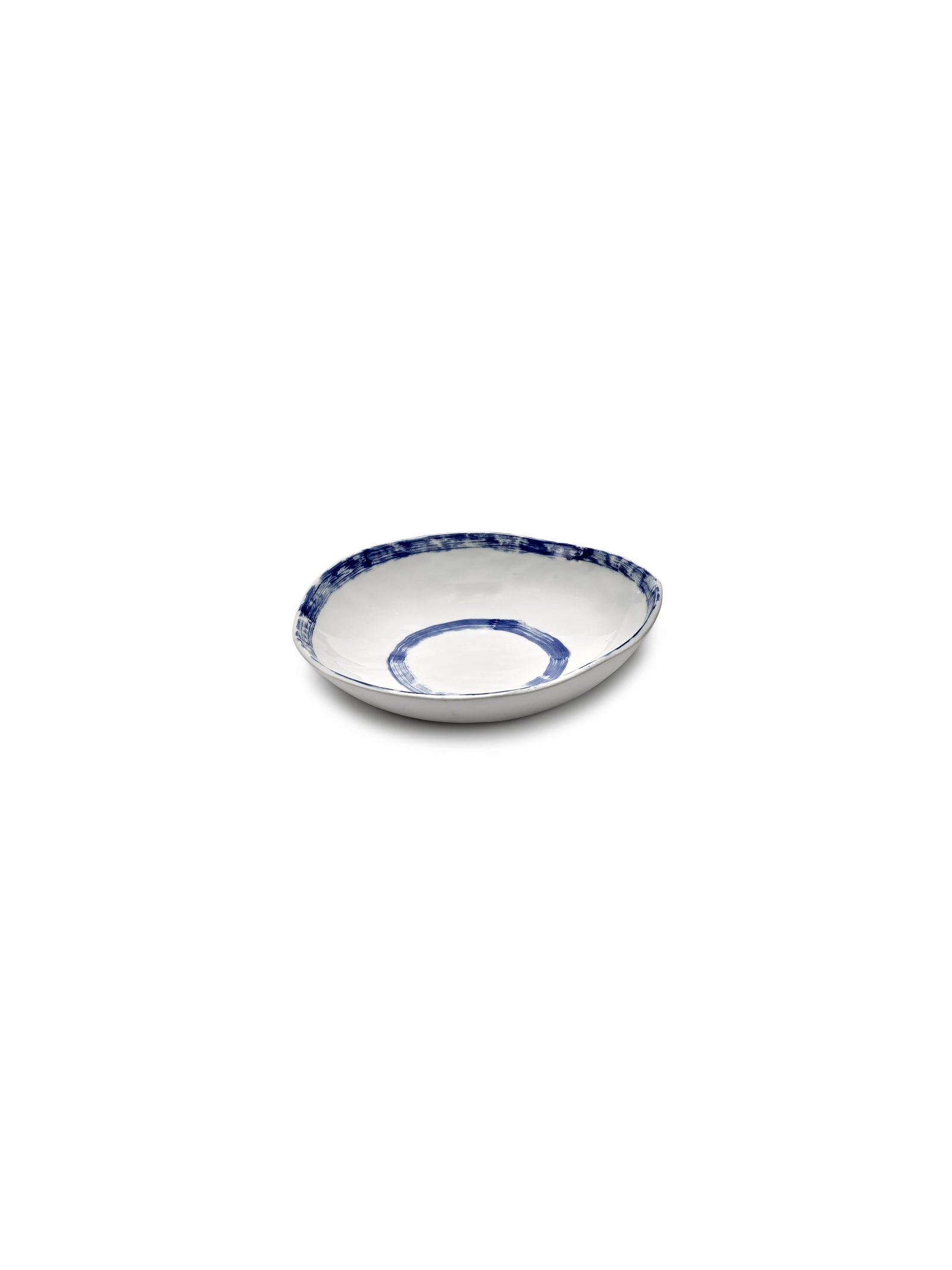 Serax - Annebet Philips - Serveerkom Wit Blauw 01 Line-up - Set van 2