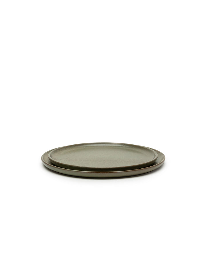 Serax - Sergio Herman - Bord L Camo Green Surface - Set van 4