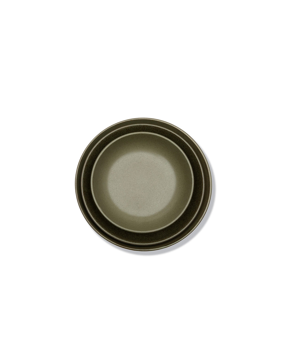 Serax - Sergio Herman - Diep Bord M Camo Green Surface - Set van 4