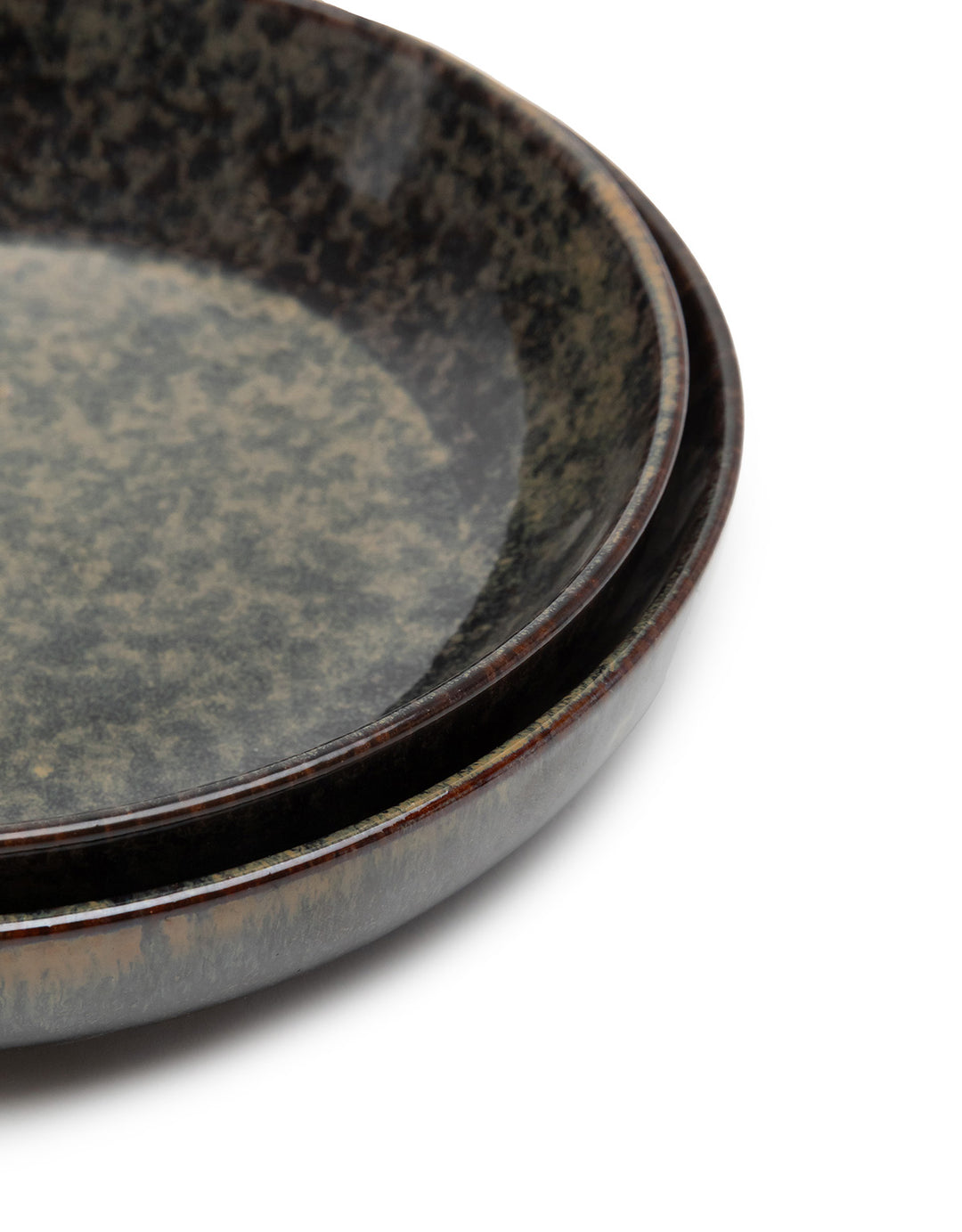 Serax - Sergio Herman - Diep Bord M Indi Grey Surface - Set van 4