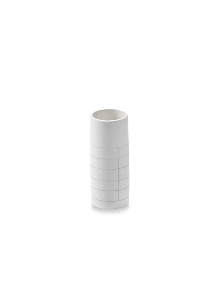 Serax - Claudia Schoemig - Vaas XS Wit/Grijs Graph - Set van 3