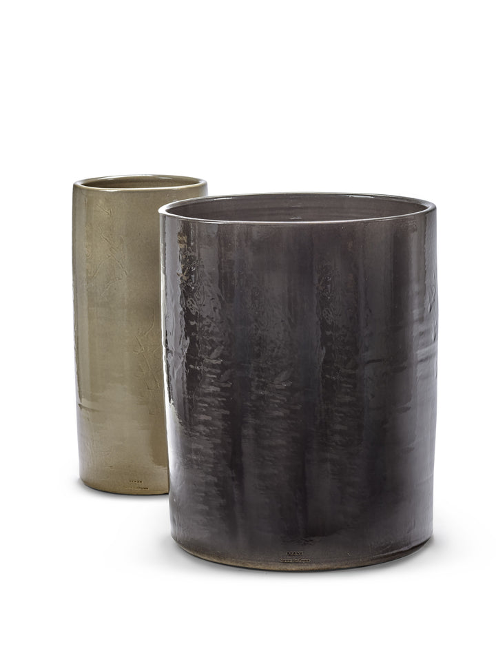Serax - Vincent van Duysen - Bloempot Antraciet 08 Vaso