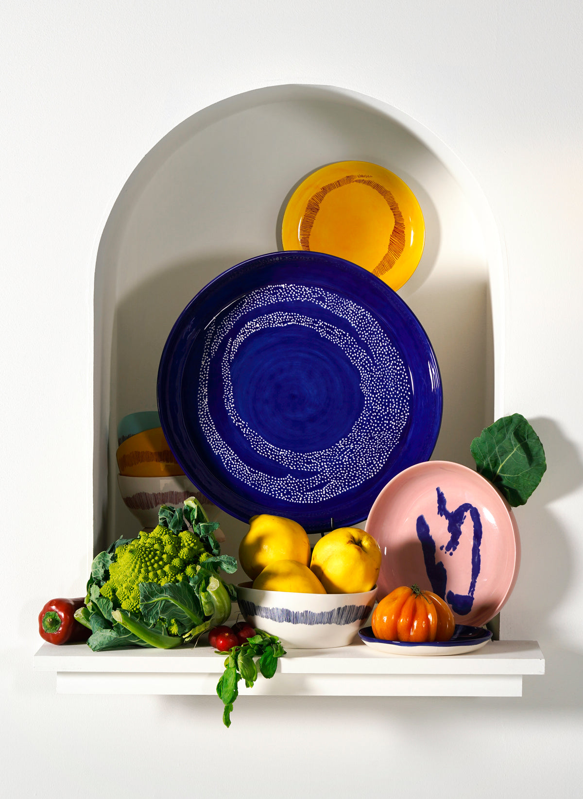 Serax - Ottolenghi - Serveerkom M Donkerblauw Wit Feast