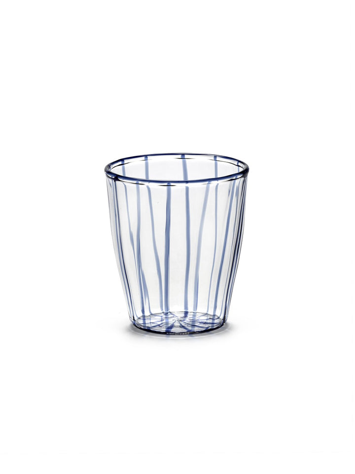 Serax - Waww La Table - Glas 02 Blauw Gigi - Set van 4