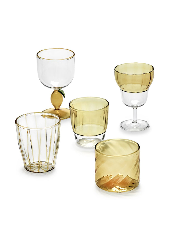 Serax - Waww La Table - Coupe 05 Geel Yam - Set van 4