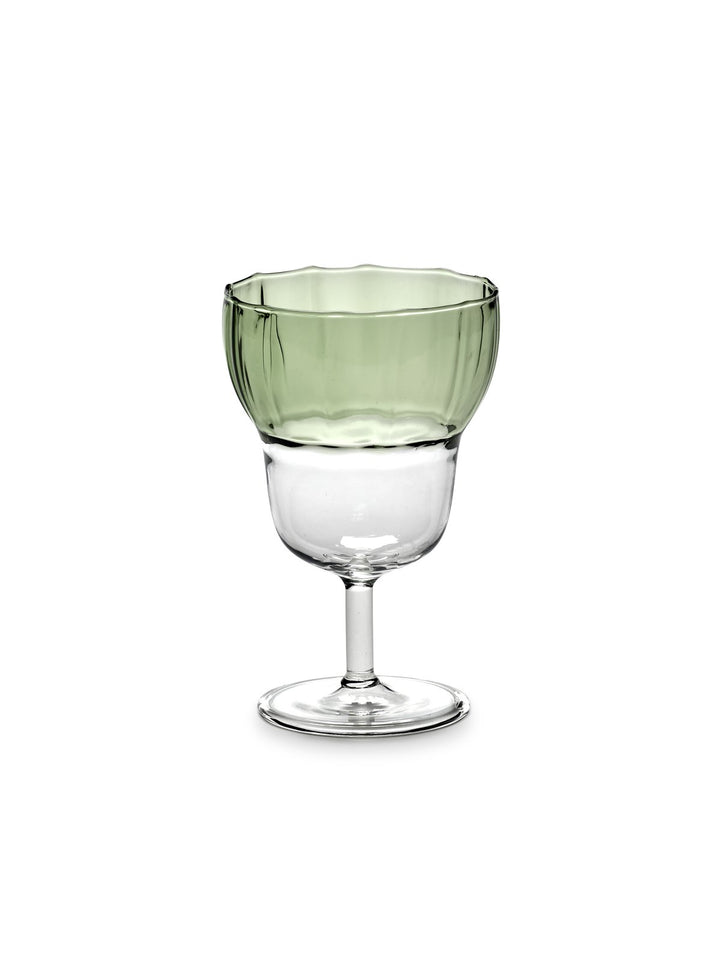 Serax - Waww La Table - Coupe 05 Groen Yam - Set van 4