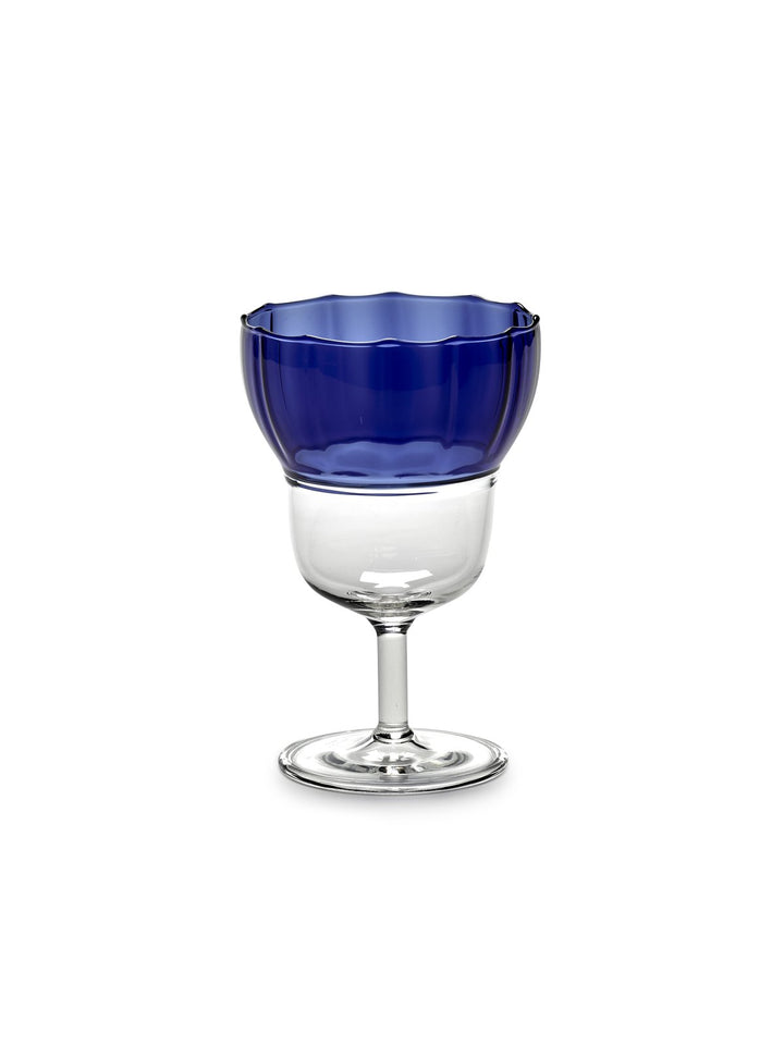 Serax - Waww La Table - Coupe 05 Blauw Yam - Set van 4