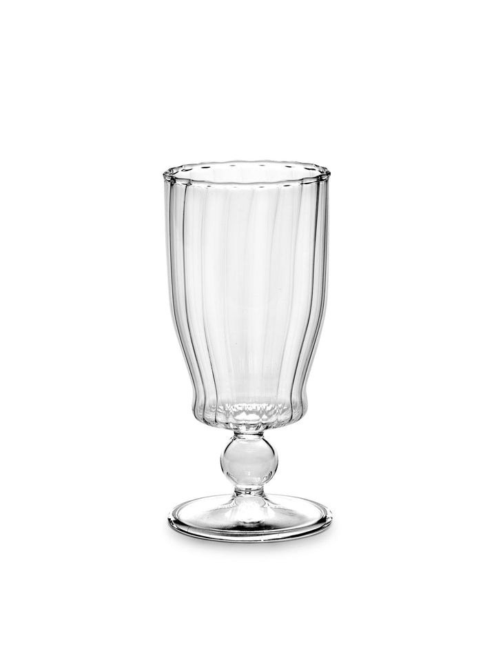 Serax - Waww La Table - Wine Glass 08 Transparant Bubble - Set van 4