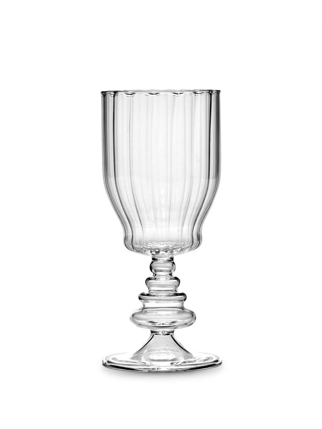 Serax - Waww La Table - Wine Glass 09 Transparant Bubble - Set van 4