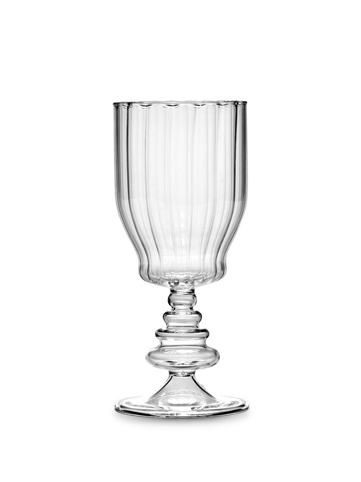 Serax - Waww La Table - Wine Glass 09 Transparant Bubble - Set van 4